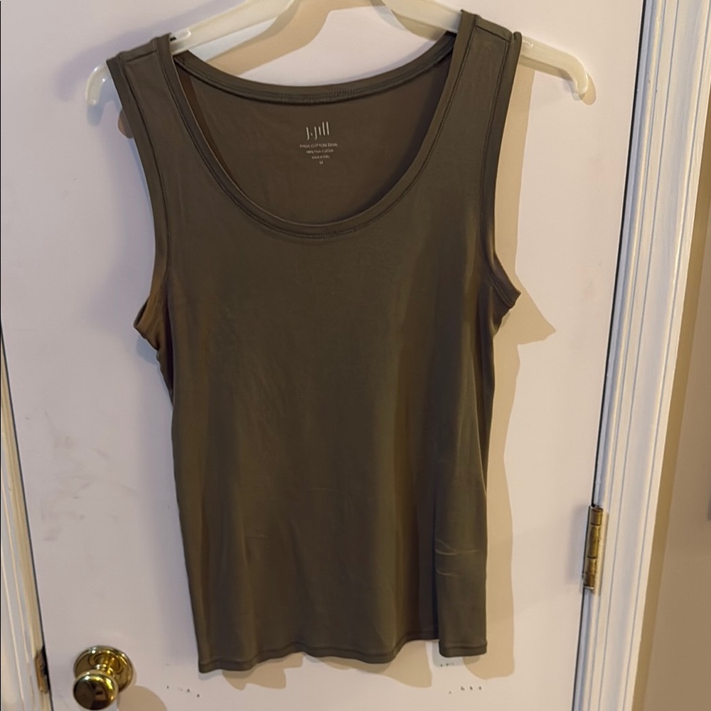 J. Jill Khaki Tank Top